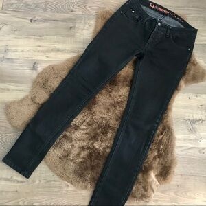 VGUC  ADOLFO DOMINGUEZ black jeans